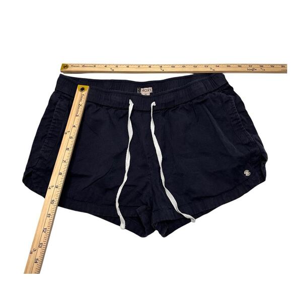 Roxy Size Large Womens Casual Shorts With Drawstring 100% Cotton - Picture 3 of 4